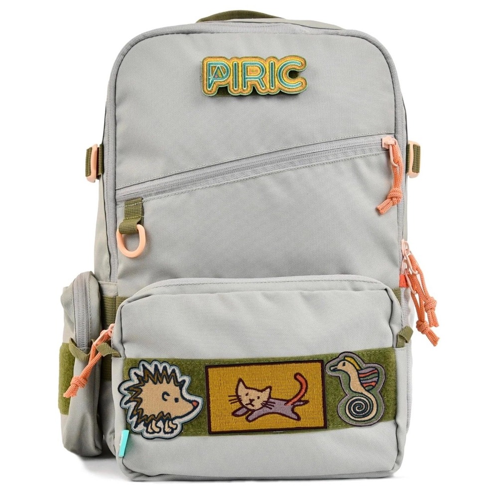 PIRIC Atlas 16 Kids Backpack Modular Salmon The Cuteacious Period W/ Patches NEW
